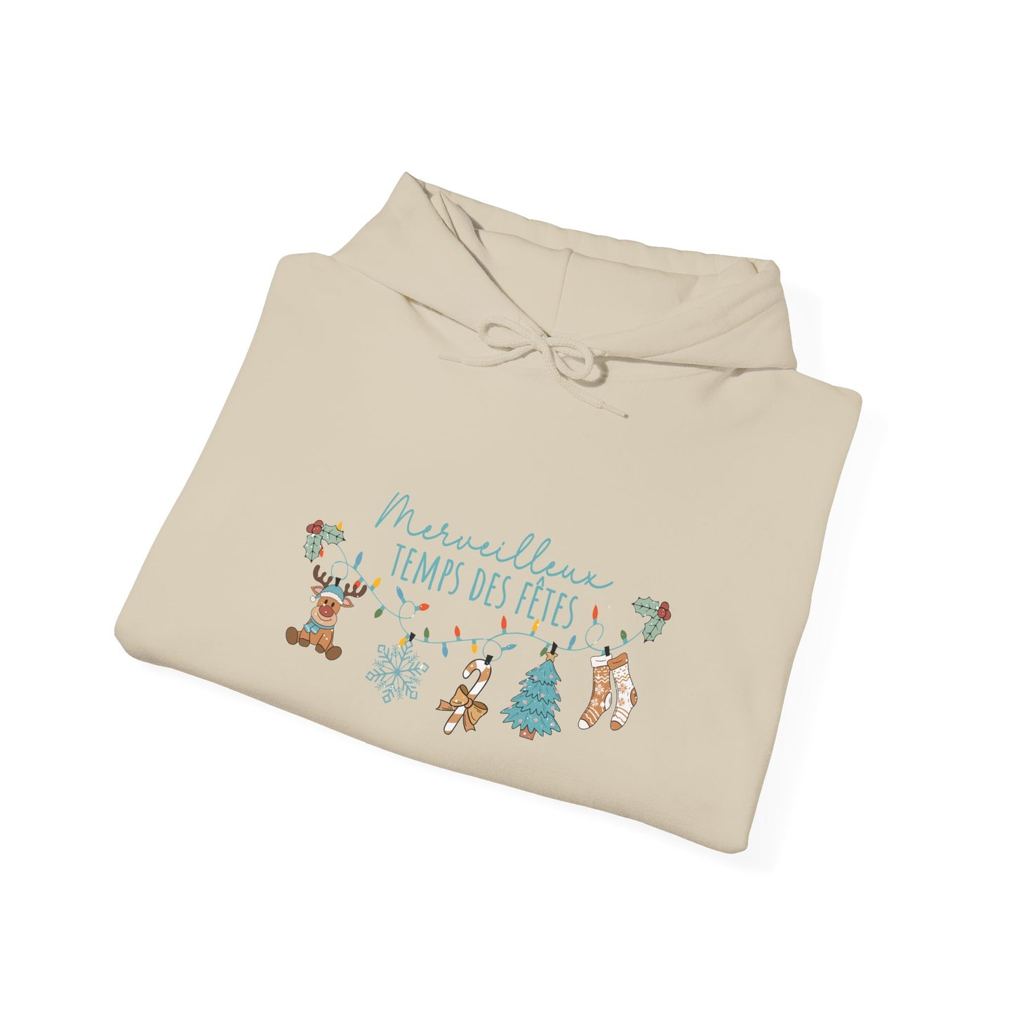 Sweat à capuche - Merveilleux Temps des Fêtes