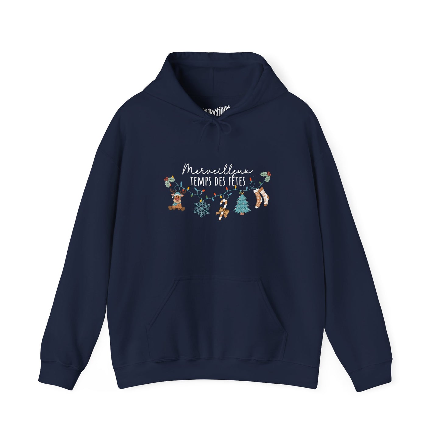 Sweat à capuche - Merveilleux Temps des Fêtes