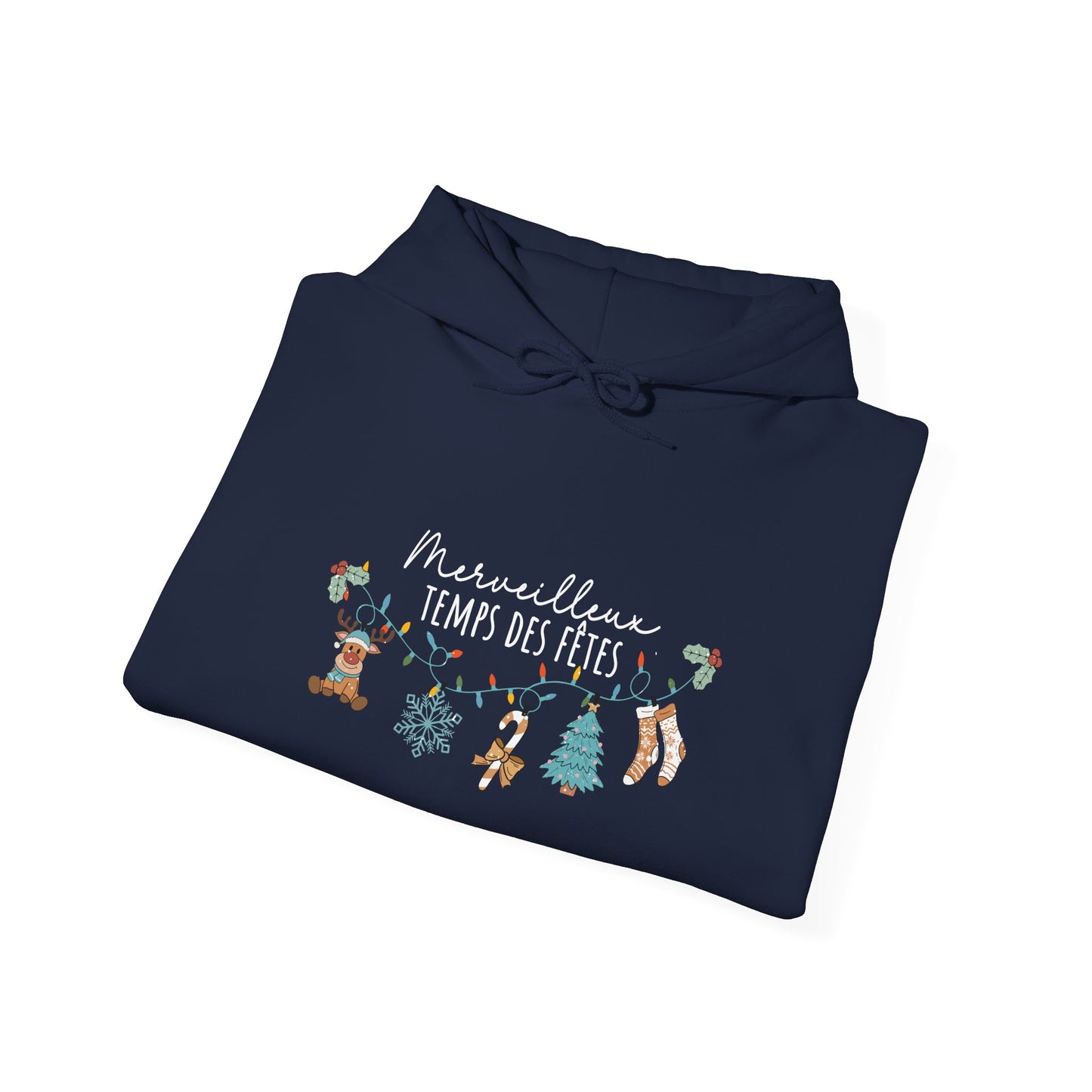 Sweat à capuche - Merveilleux Temps des Fêtes