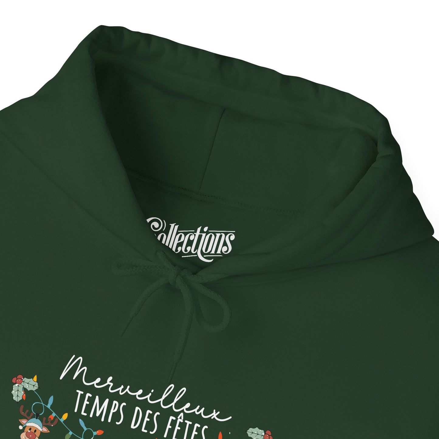 Sweat à capuche - Merveilleux Temps des Fêtes