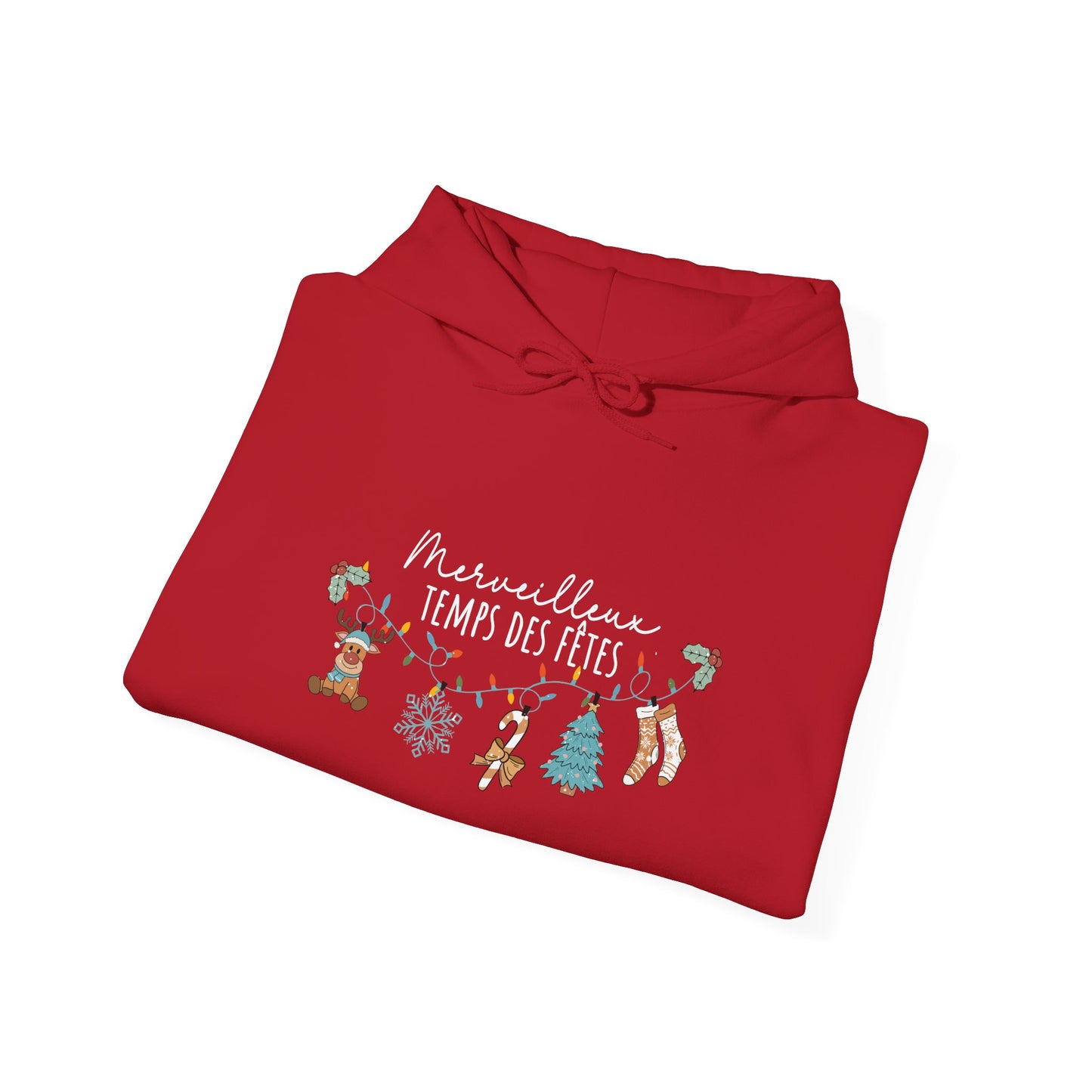 Sweat à capuche - Merveilleux Temps des Fêtes