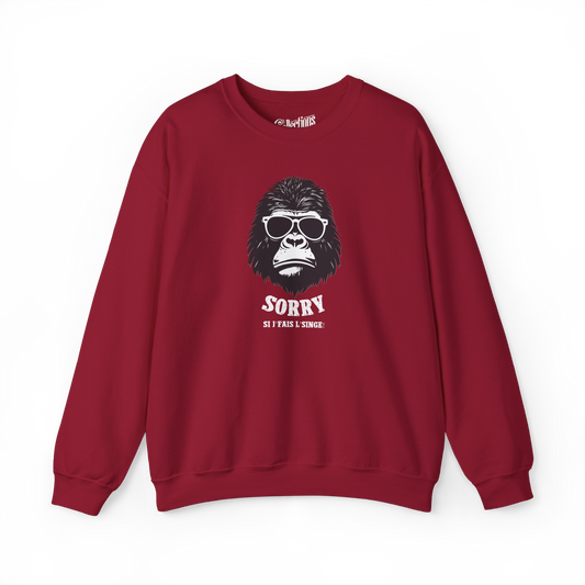 Sweat-shirt – Faire le singe