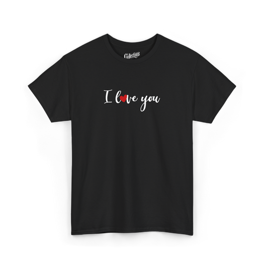 T-shirt - I love you - English