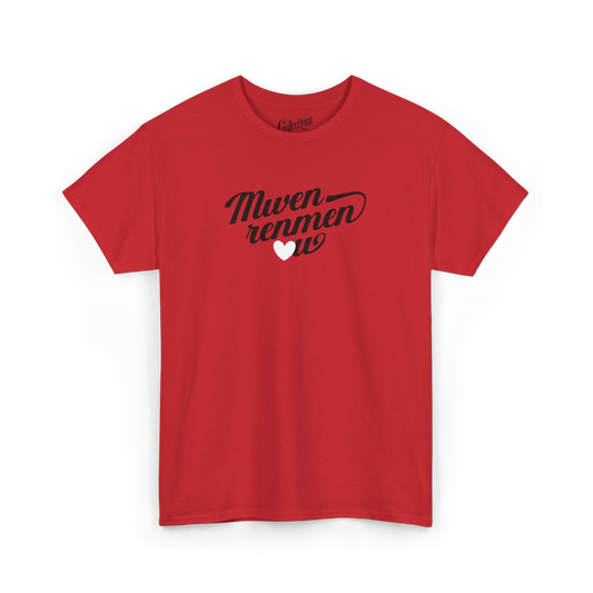 T-shirt - I love you "Mwen renmen ou" - Haitian Creole
