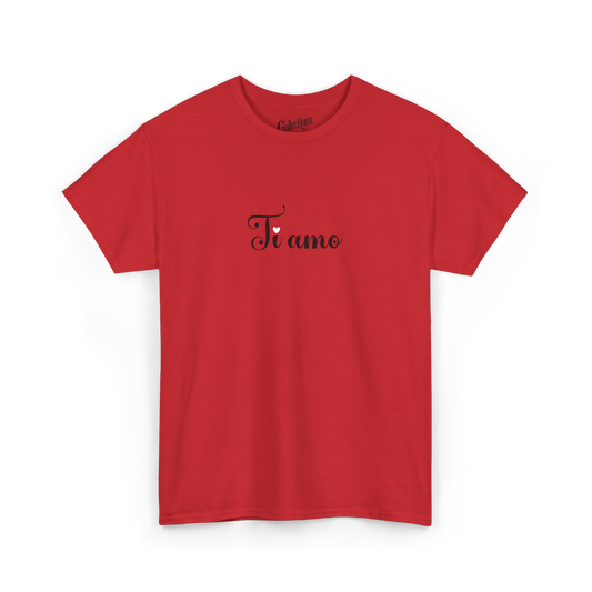 T-shirt - I love you "Ti amo" - Italian