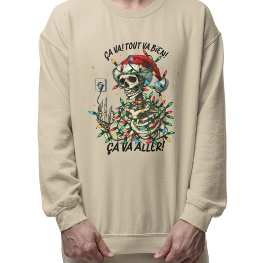 Sweat-shirt – C'est Noël! Ça va aller !