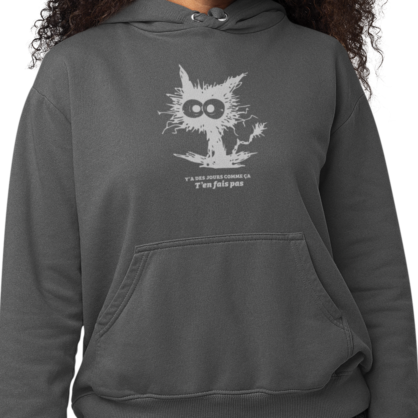 Hoodie – Don't worry - White