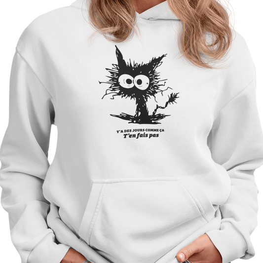 Sweat à capuche – T'en fais pas - Militaire