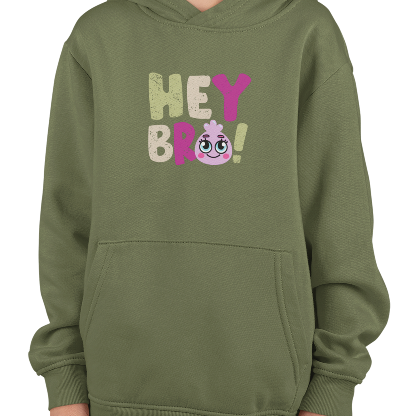 Sweat à capuche - Jeunes - Hey Bro!