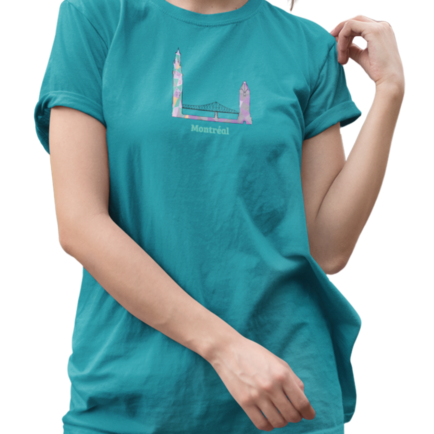 T-shirt - Montréal en vitrail