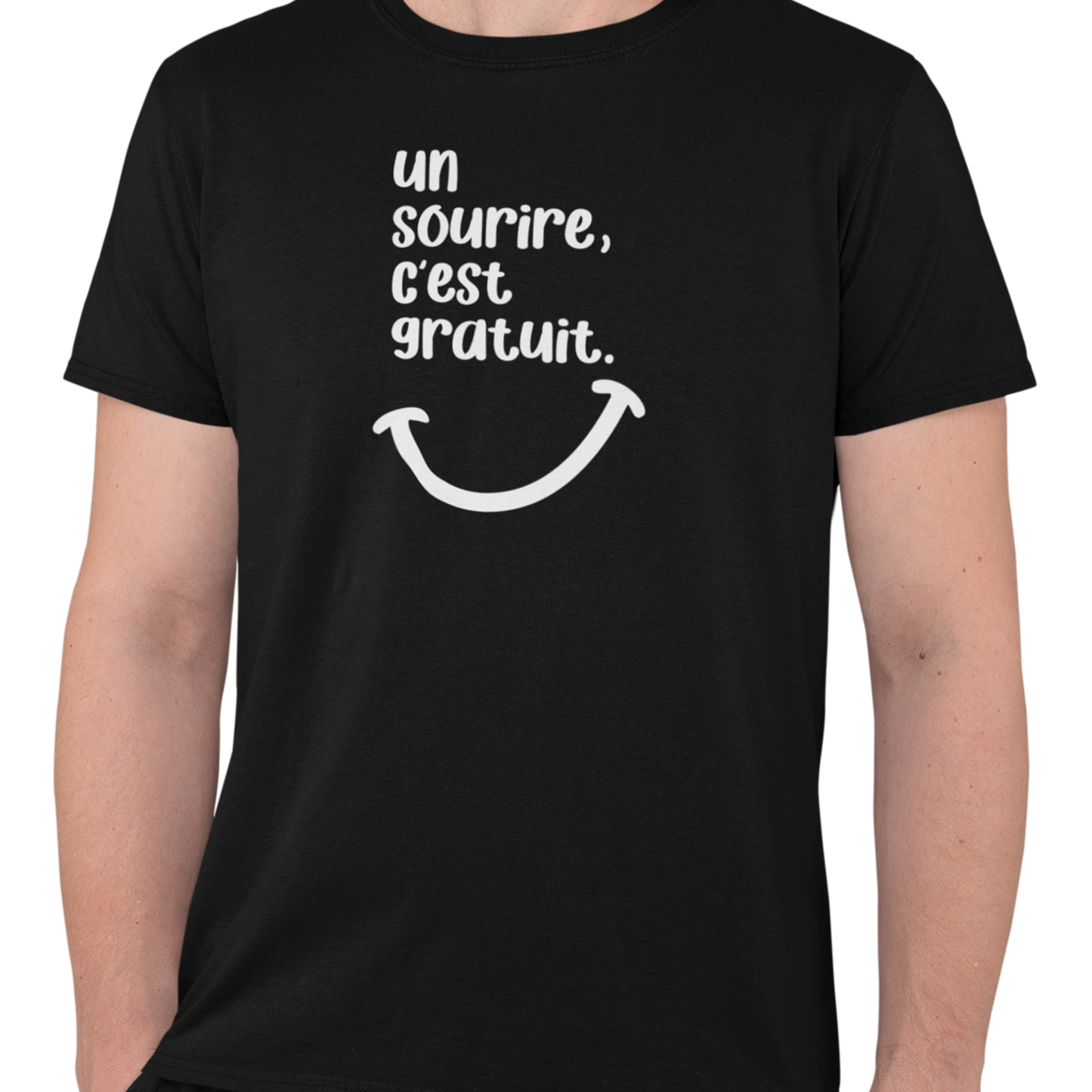 T-shirt - A smile is free