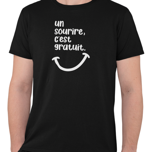 T-shirt - Un sourire, c'est gratuit