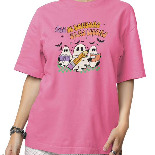 T-shirt - No candy without lessons