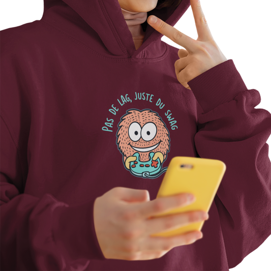Sweat à capuche - Jeunes - Pas de lag, juste du swag