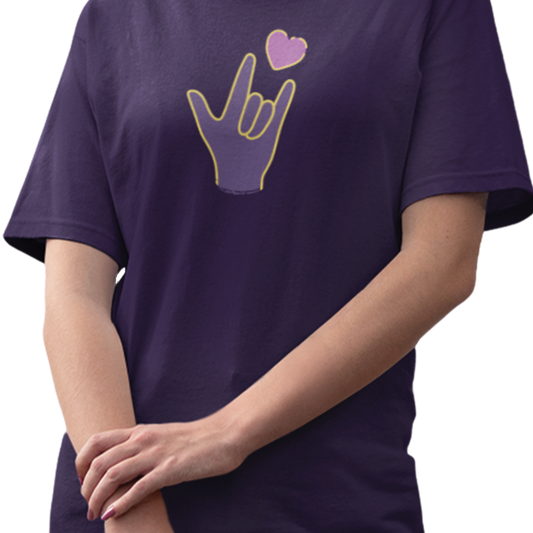 T-shirt - Amour version langage des signes