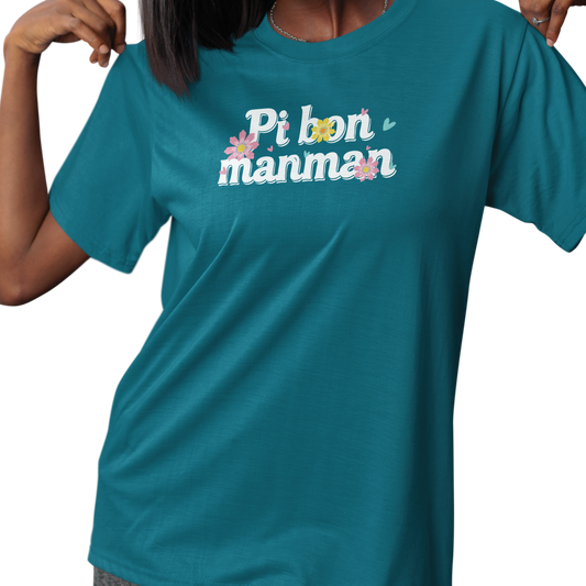 T-shirt - Pi bon Manman