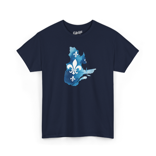 T-shirt - Québec en carte