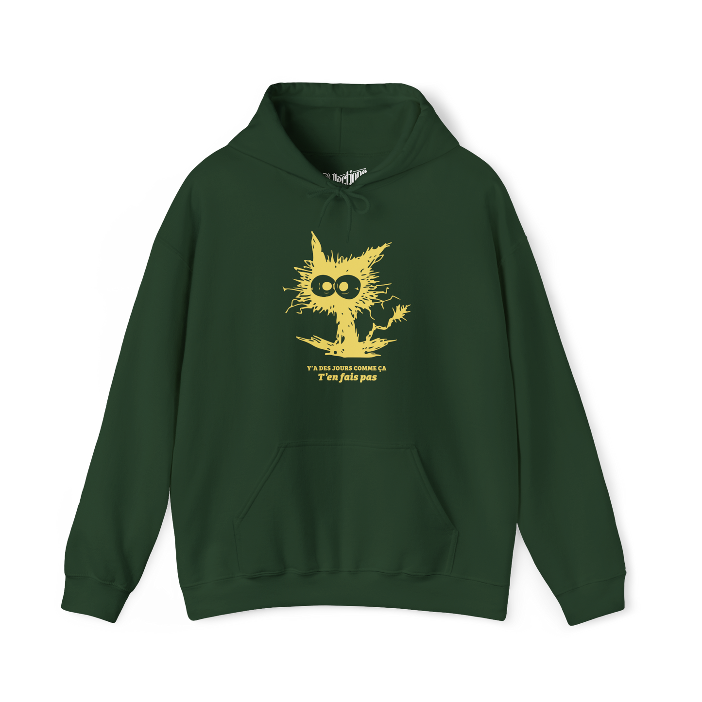Sweat à capuche – T'en fais pas - Militaire