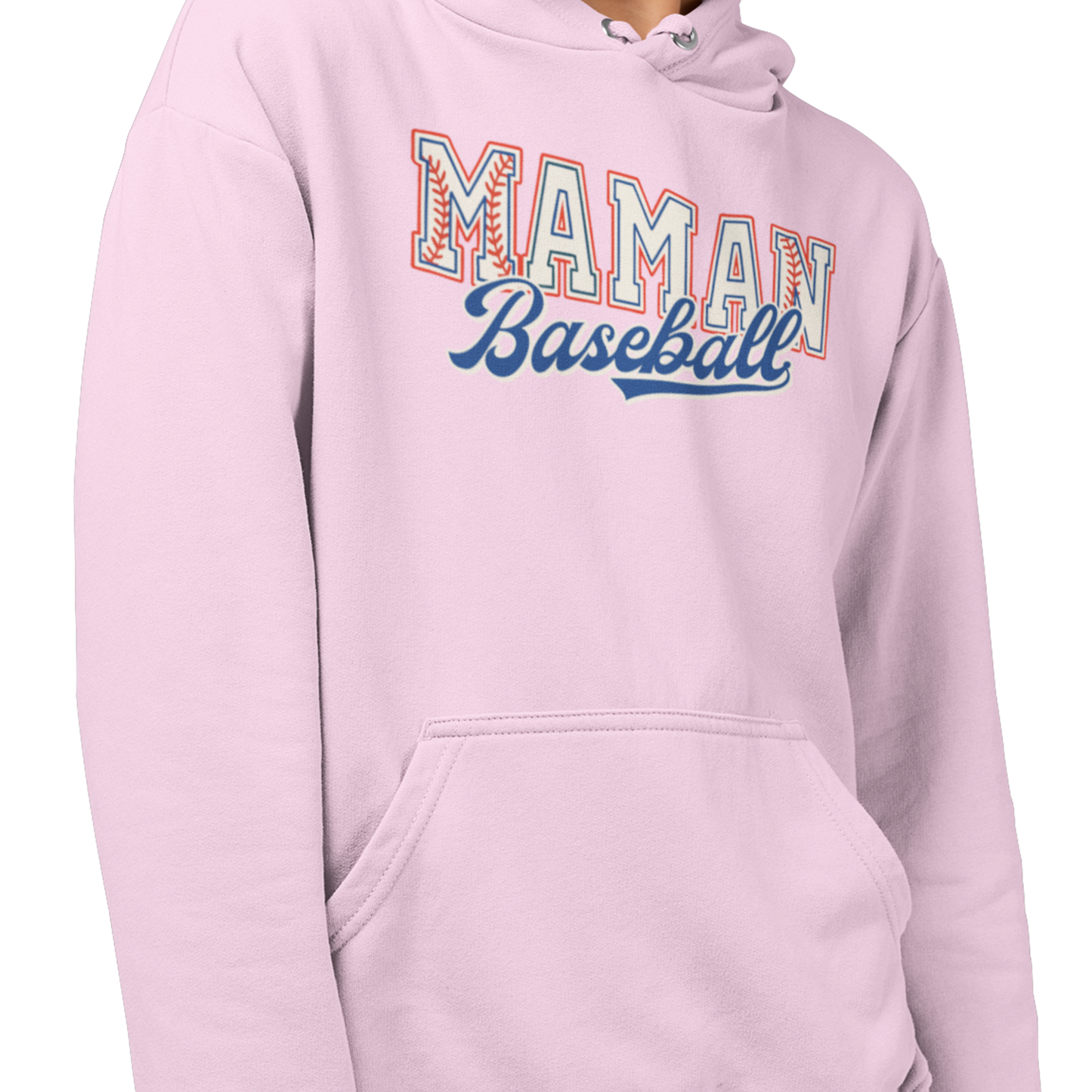 Sweat à capuche - Maman Baseball