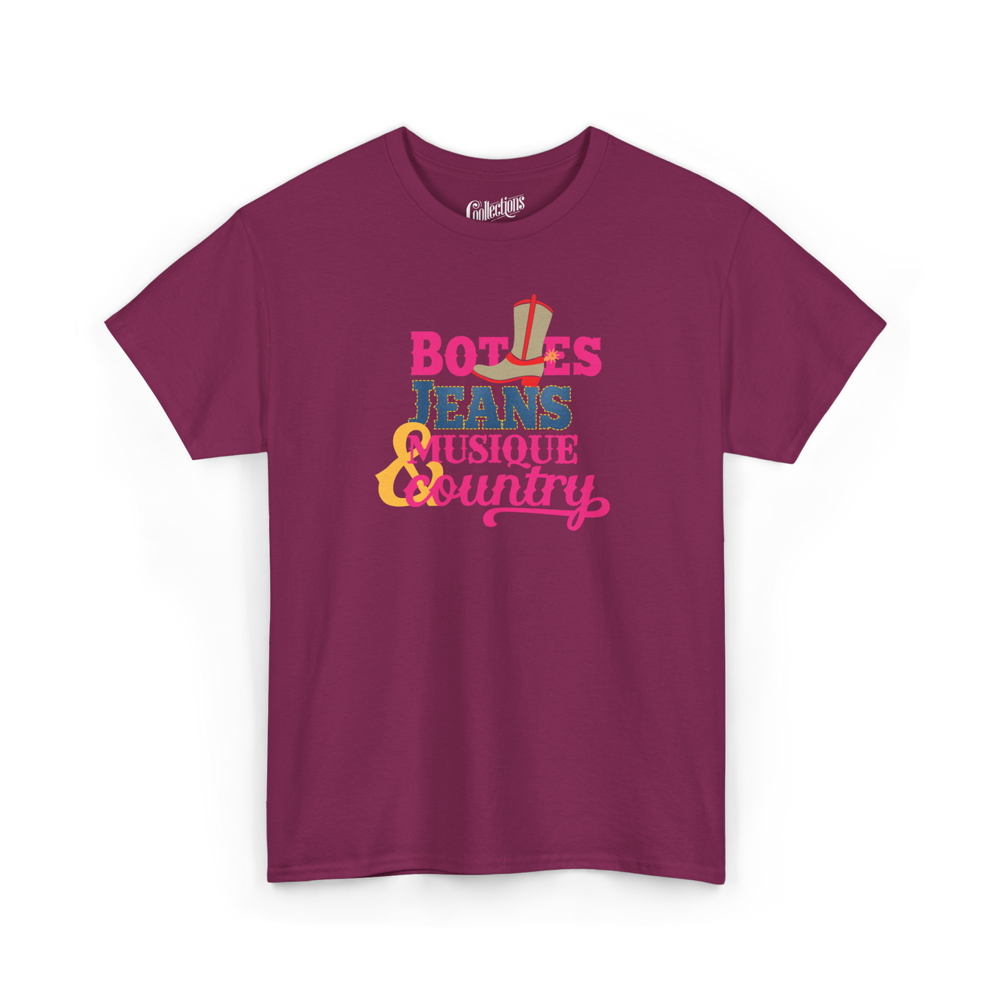 T-shirt - Bottes, Jeans & Musique Country