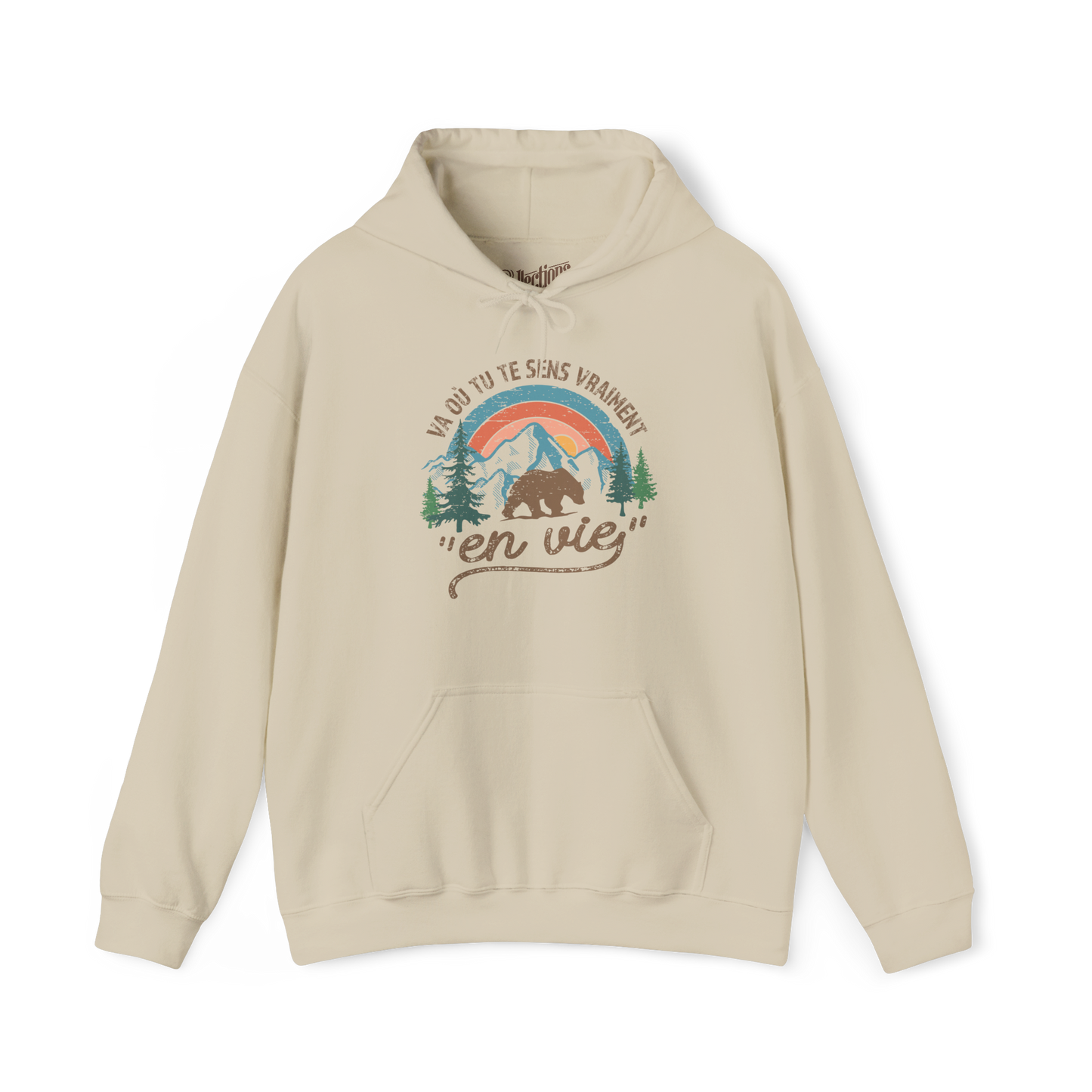 #camping - Sweats à capuche - Sweat à capuche - Où tu te sens en vie
