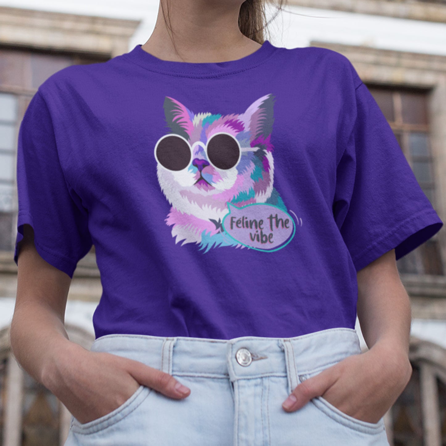 T-shirt – Féline the vibe!