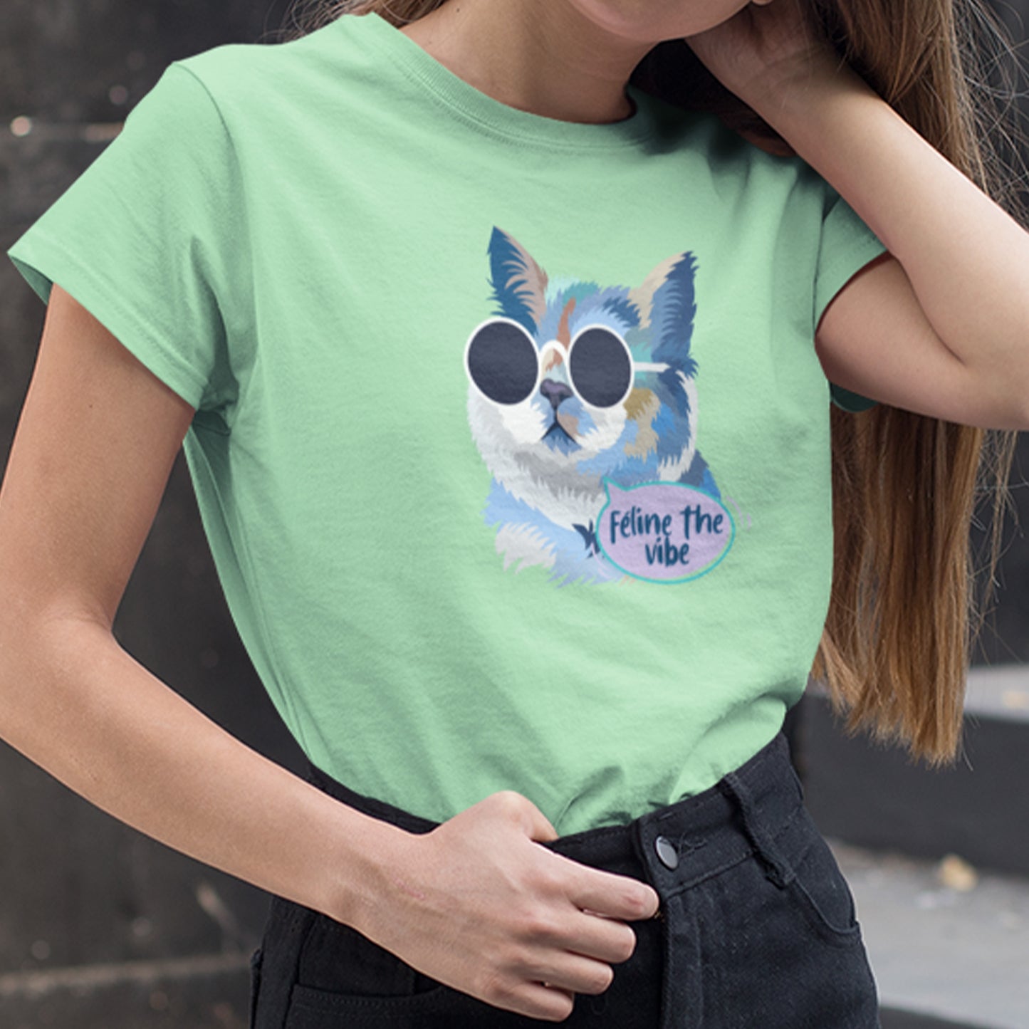 T-shirt – Feline the vibe!