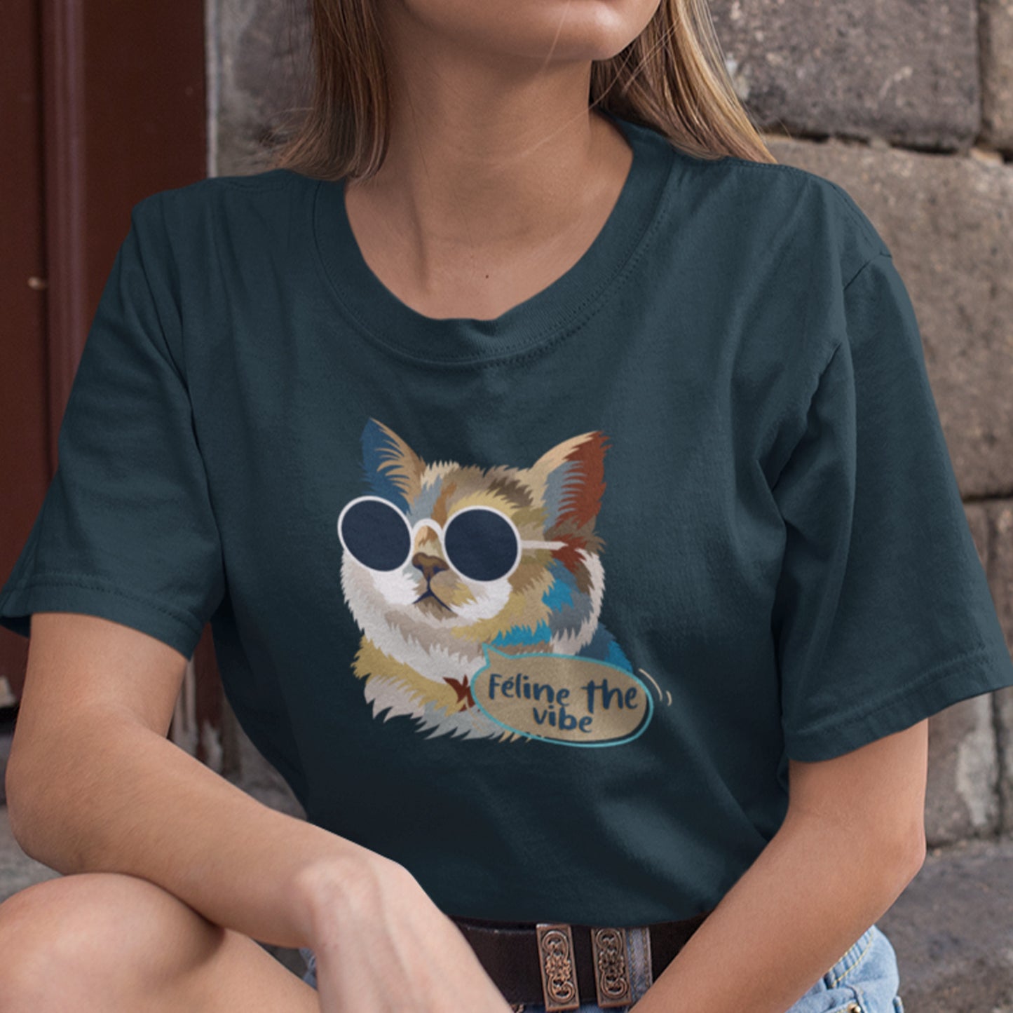 T-shirt – Féline the vibe!