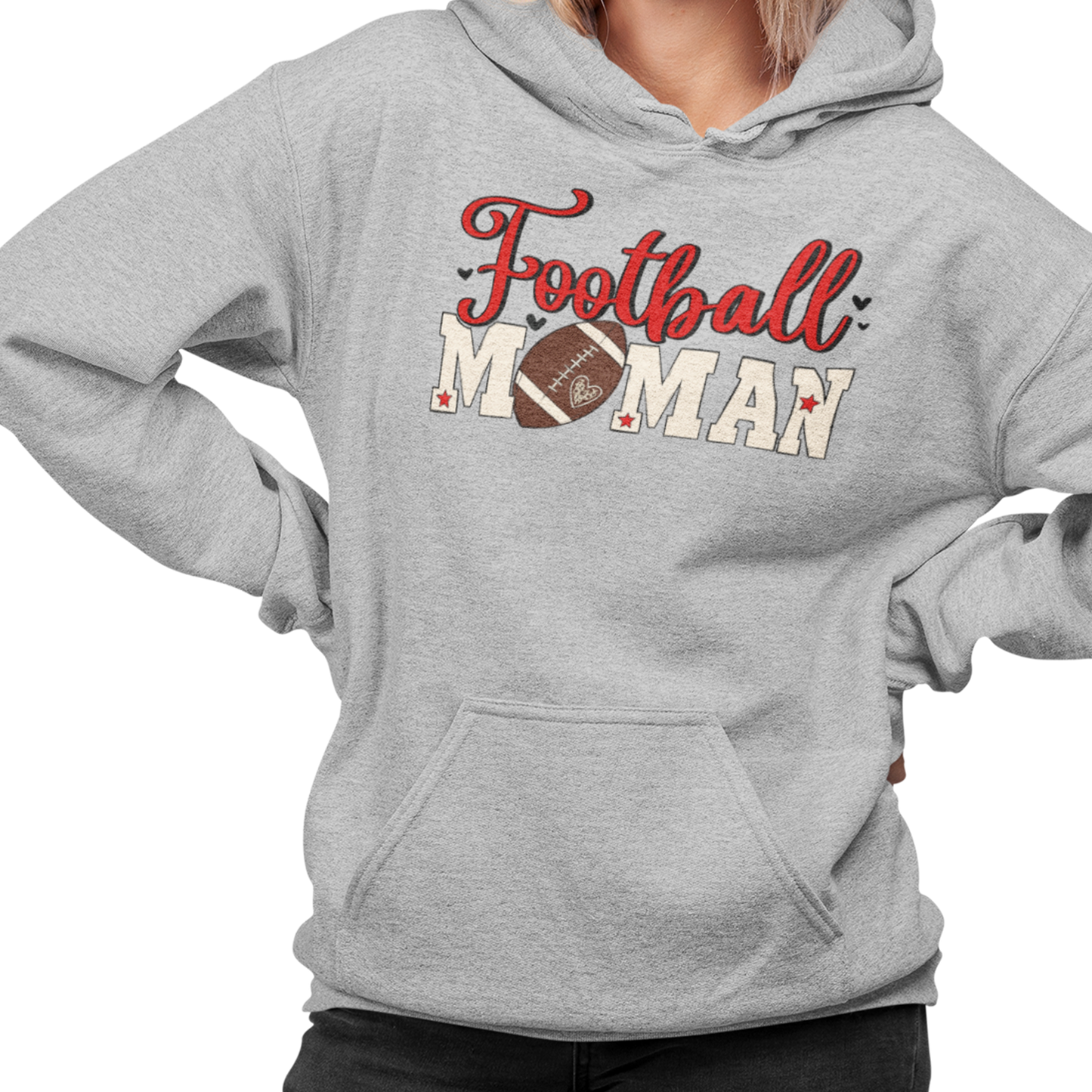 Sweat à capuche - Football Maman