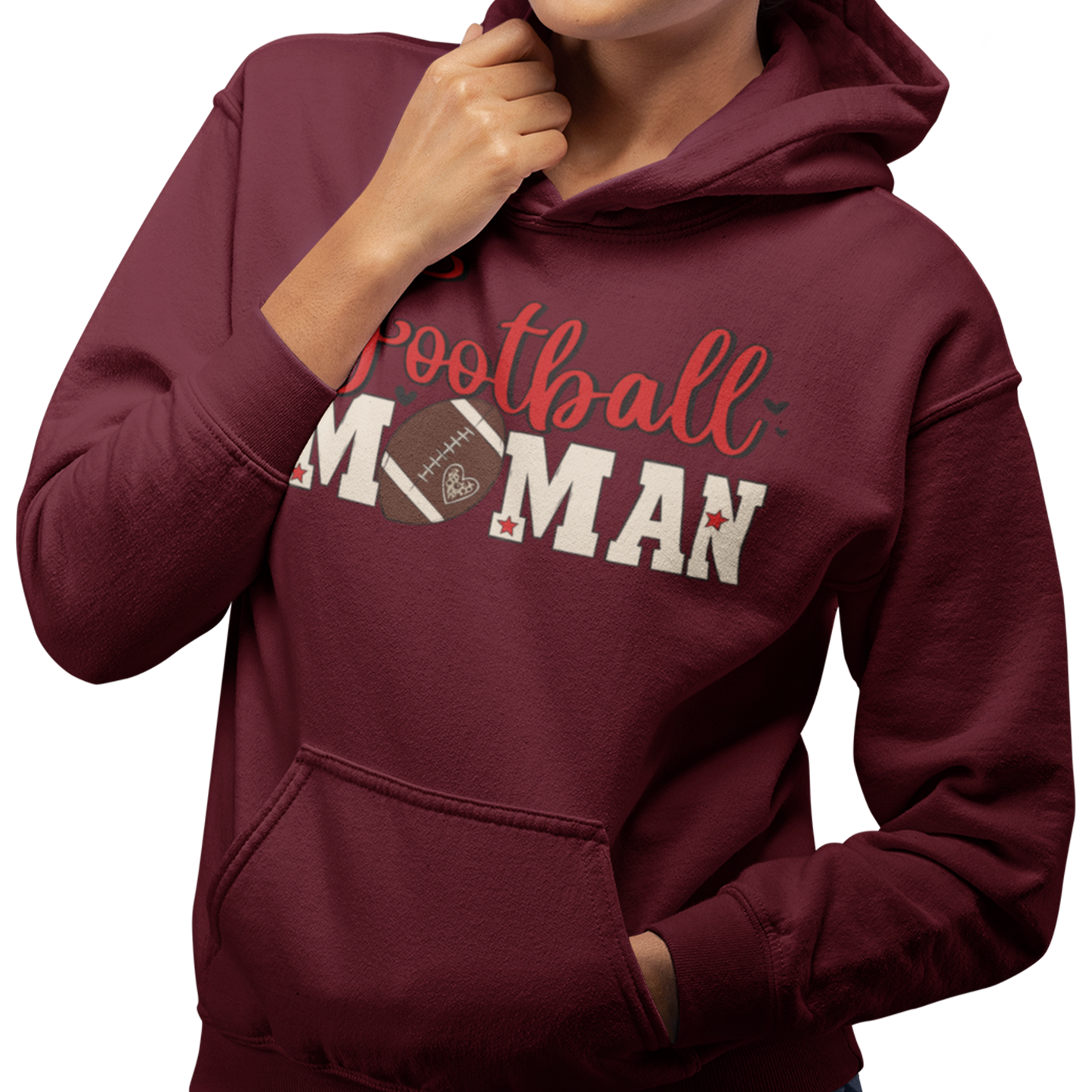 Sweat à capuche - Football Maman