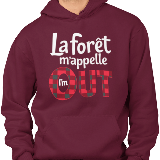 Sweat à capuche - La forêt m’appelle OUT