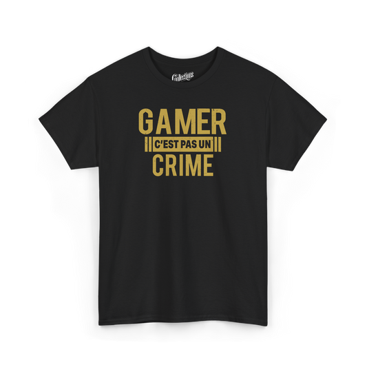 T-shirt - Gamer, c'est pas un crime