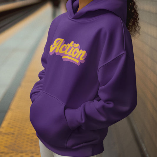 Sweat à capuche – Action