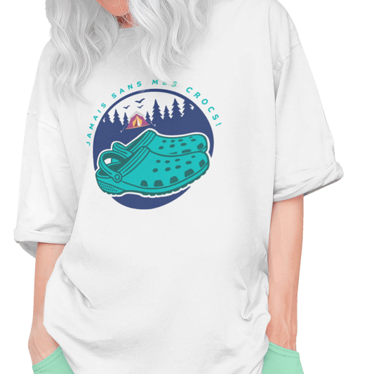 #camping - T-Shirt - T-shirt - Jamais sans mes crocs