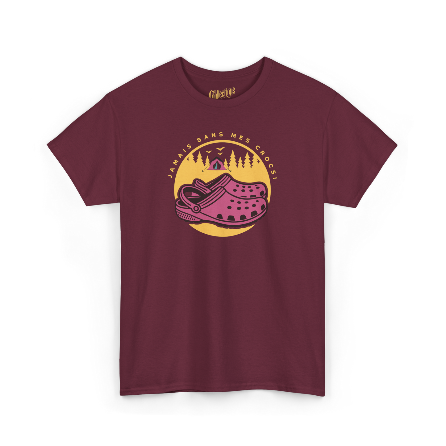 #camping - T-Shirt - T-shirt - Jamais sans mes crocs