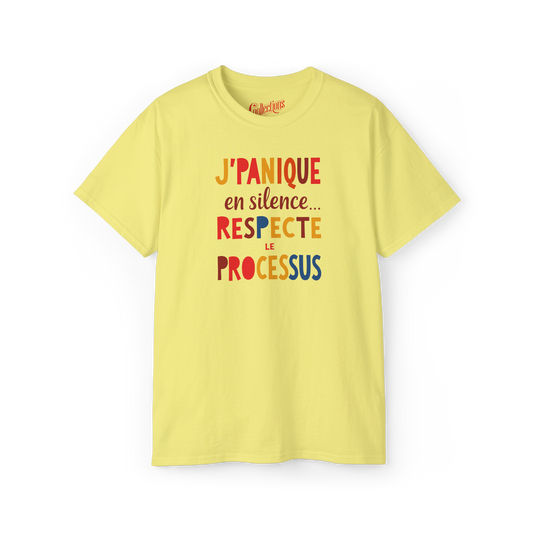 T-shirt – J’Panique en silence