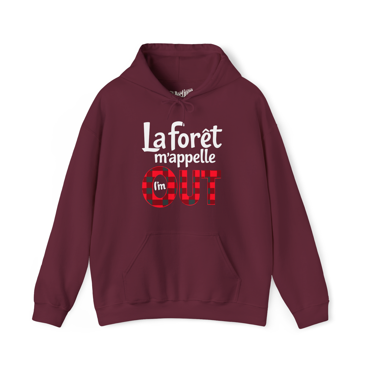Sweat à capuche - La forêt m’appelle OUT