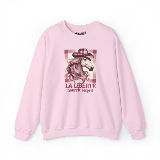 Sweat-shirt – La liberté nourrit l’esprit
