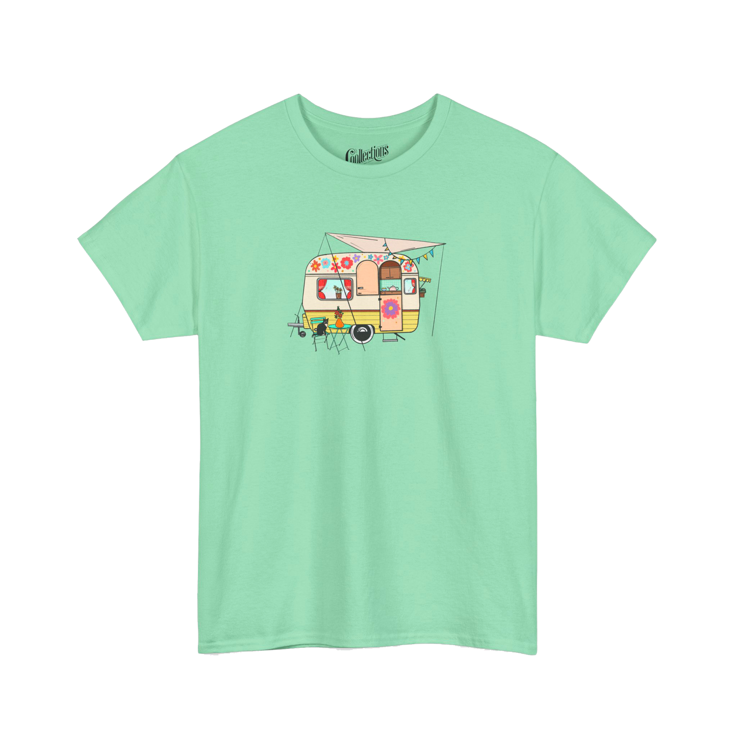 #camping - T-Shirt - T-shirt - Ma roulotte rétro