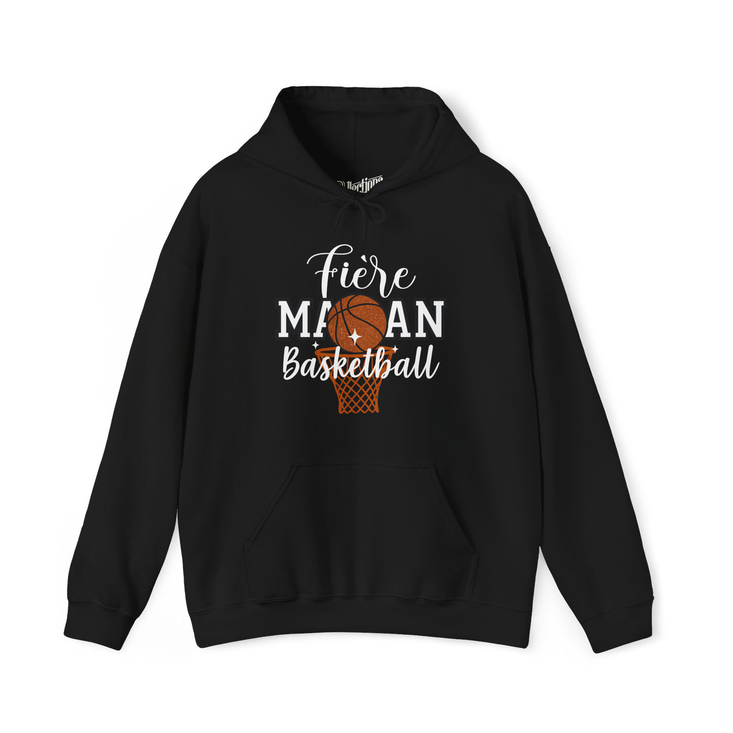 Sweat à capuche - Fière Maman Basketball