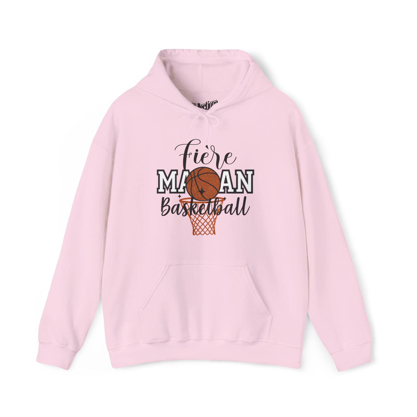 Sweat à capuche - Fière Maman Basketball