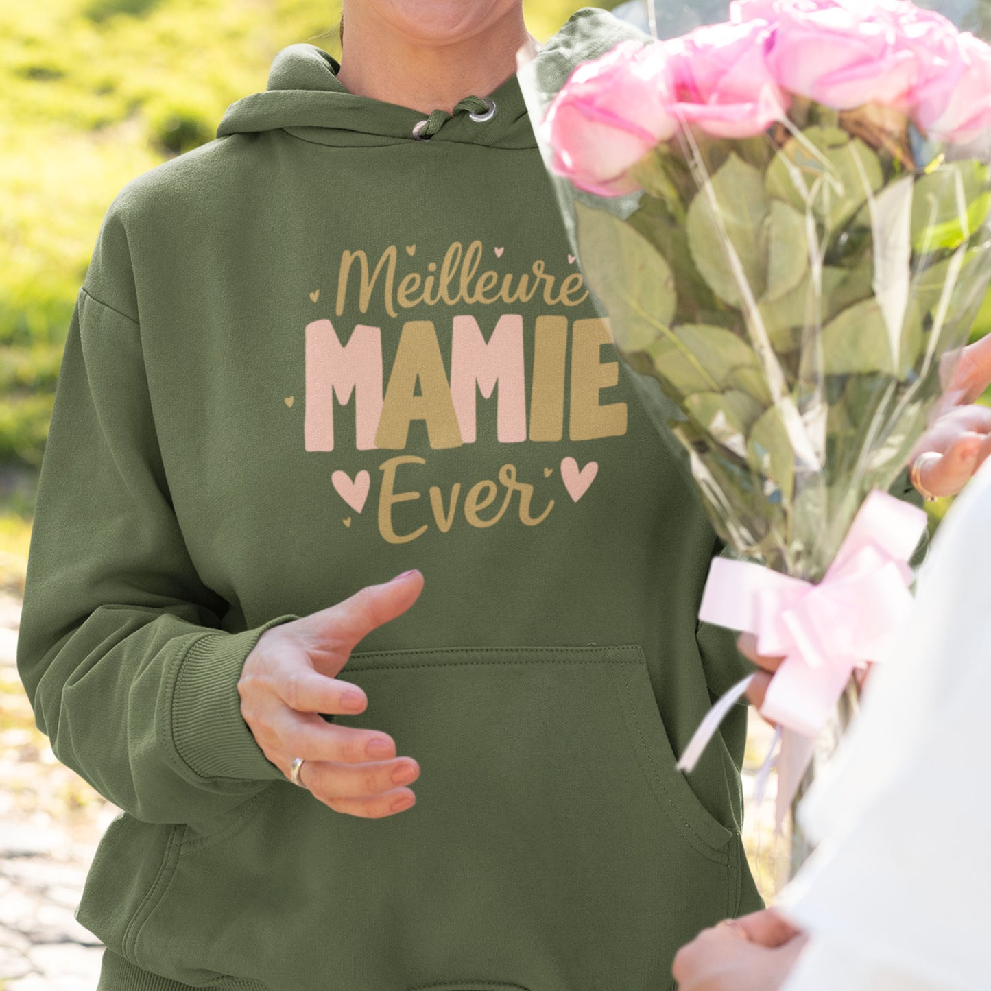 Sweat à capuche - Meilleure Mamie Ever