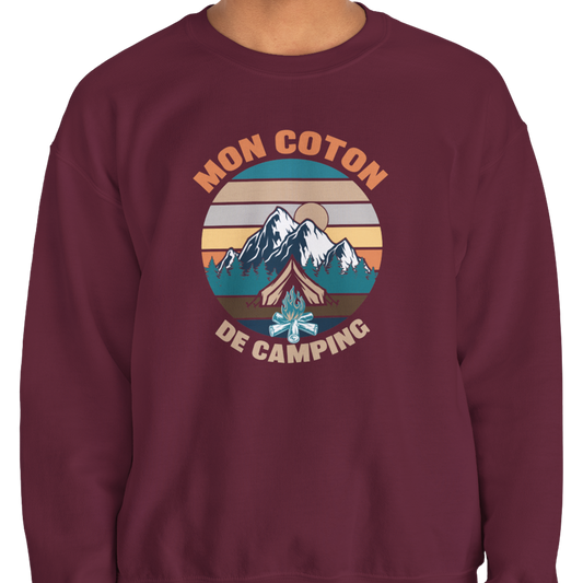 #camping - Sweat-shirt - Sweat-shirt - Mon coton de camping