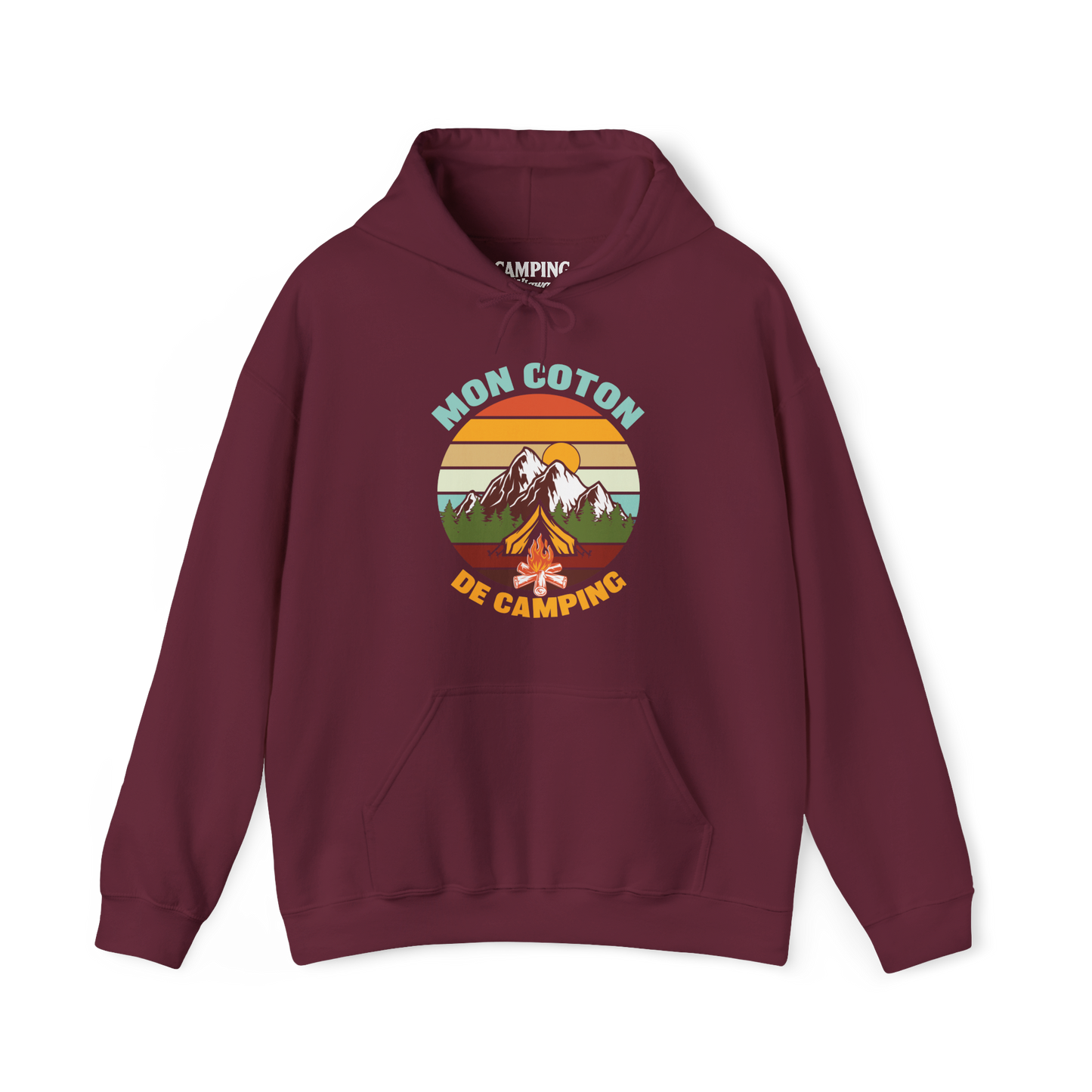Sweat à capuche - Mon coton de camping