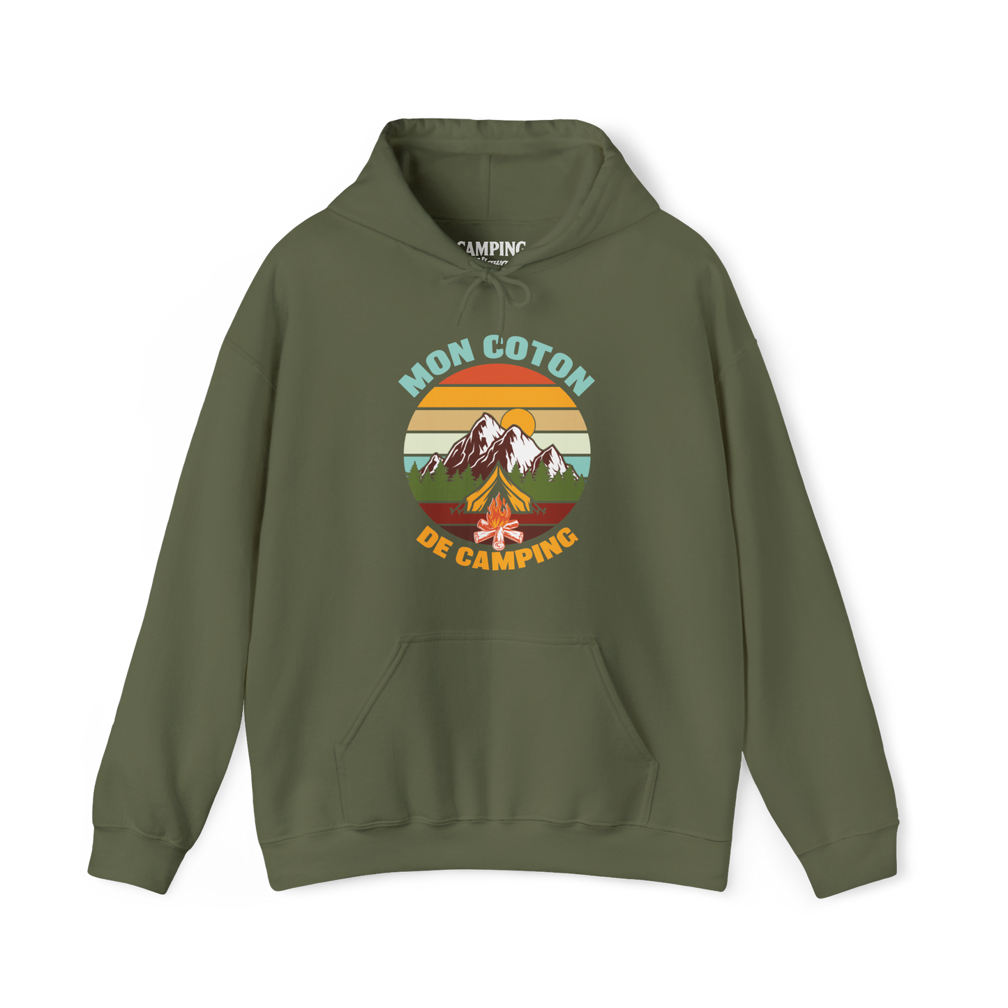 Sweat à capuche - Mon coton de camping