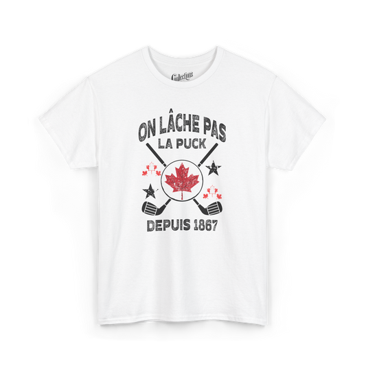 T-shirt - On lâche pas la puck