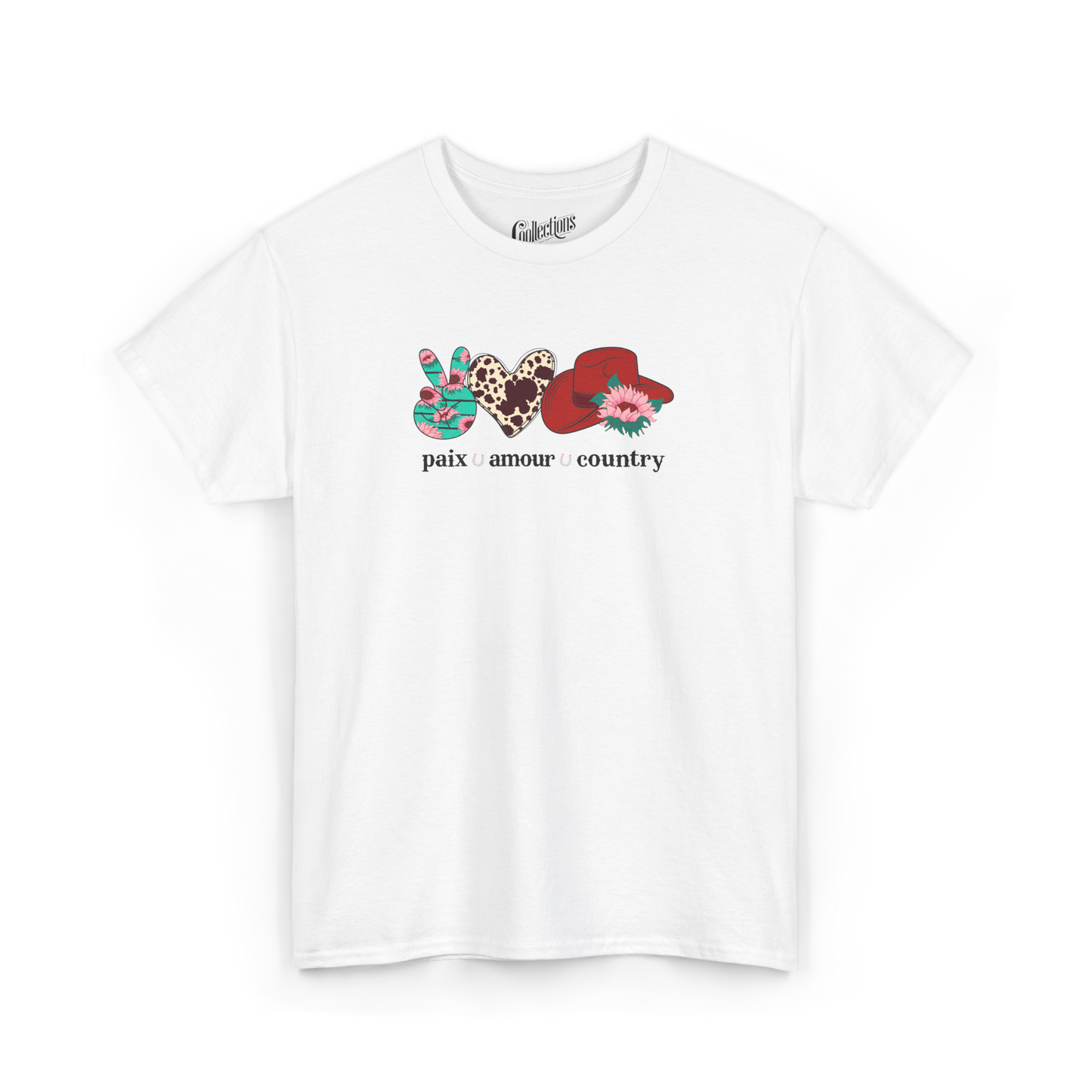 T-shirt - Paix – Amour – Country