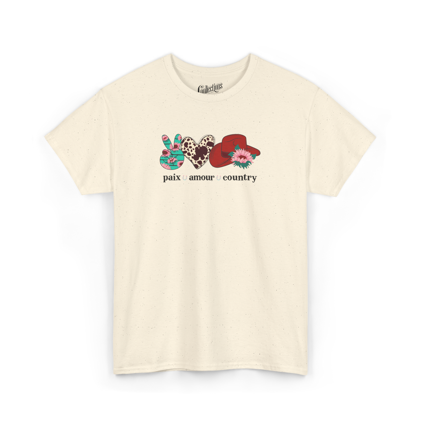 T-shirt - Paix – Amour – Country