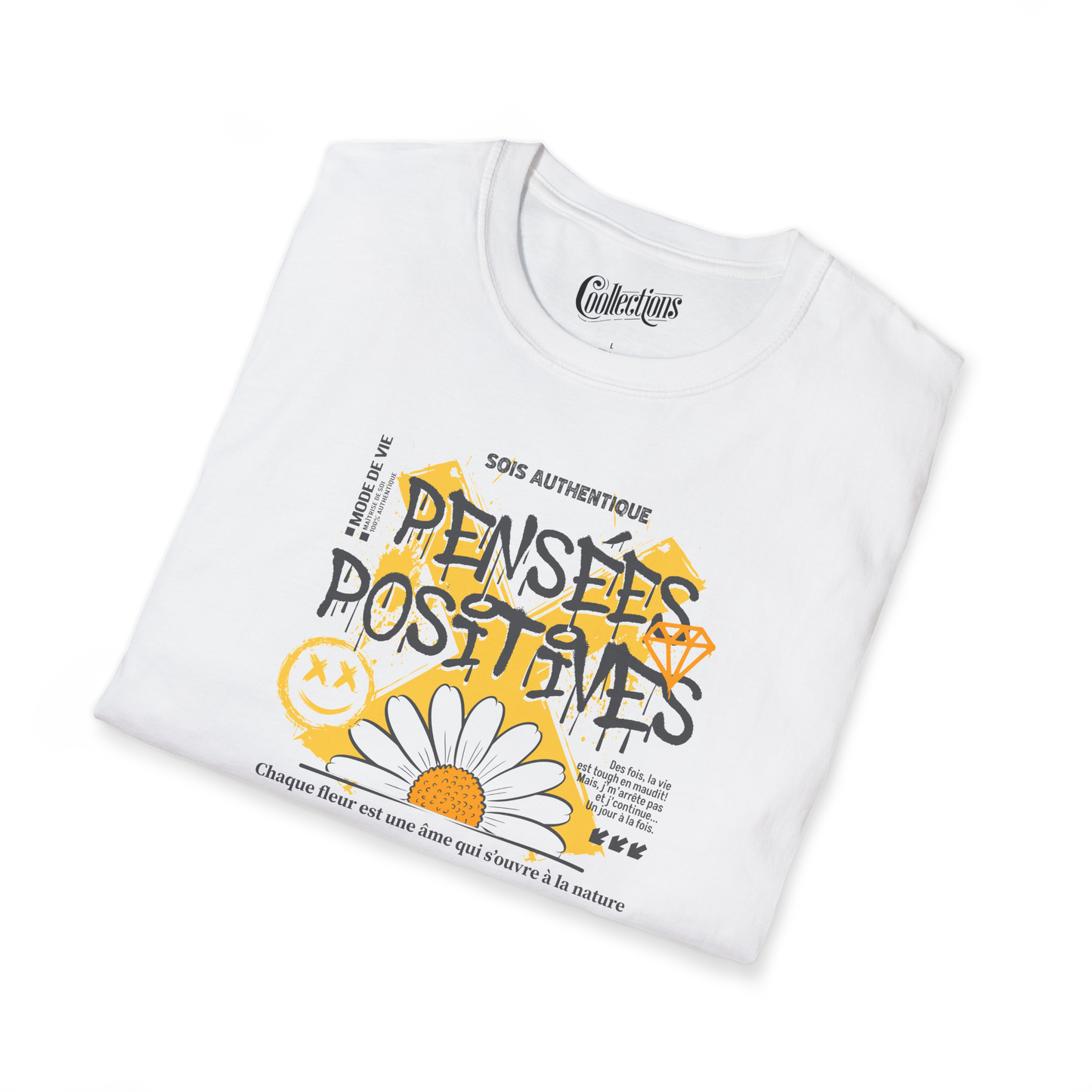 T-Shirt - Pensées positives – Mode de vie
