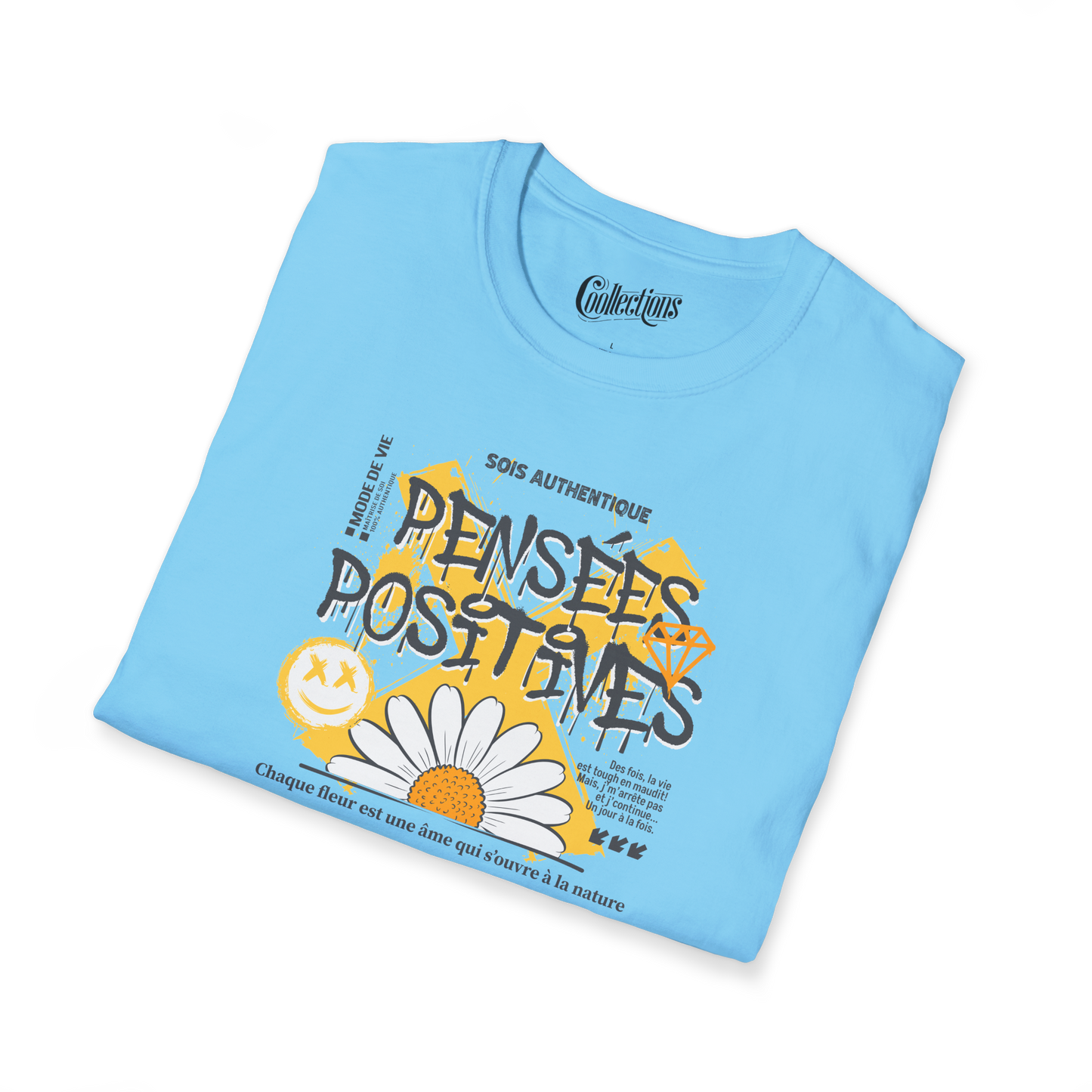 T-Shirt - Pensées positives – Mode de vie